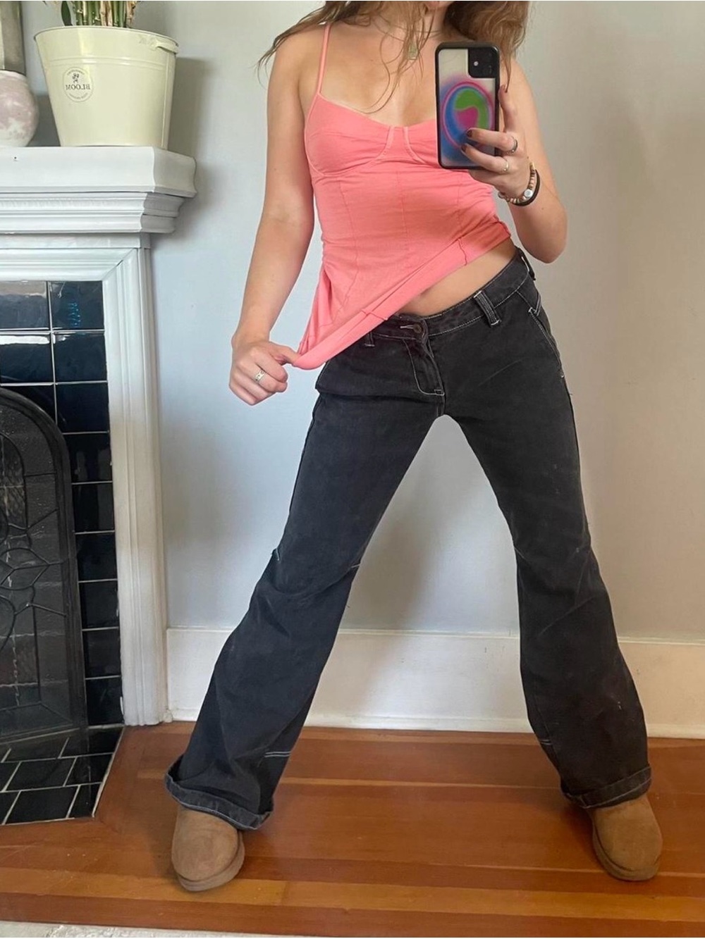 Brandy Melville Black Flare Wheatley Jeans